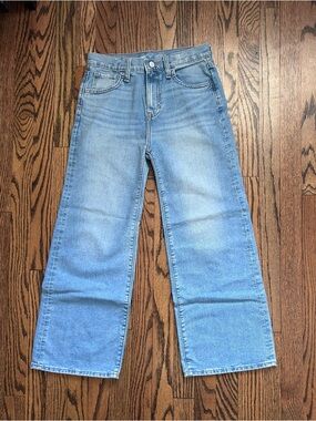 Old Navy Light Blue Wide Leg Girls Jeans - Size 12